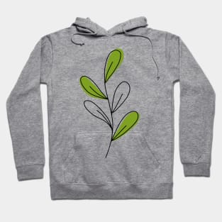 Simple cute leaf Hoodie